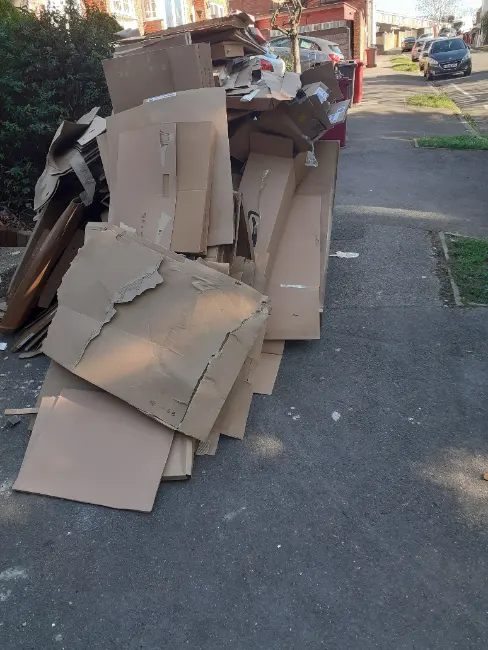 BEFORE Domestic and Commercial Waste management Services, Reading, Berkshire